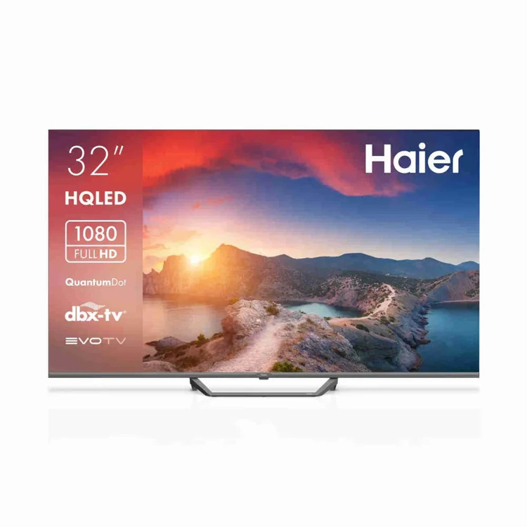 32" Телевизор Haier 32 Smart TV S2 Pro титан 1920x1080, Full HD, 60 Гц, Wi-Fi, Smart TV, Android TV